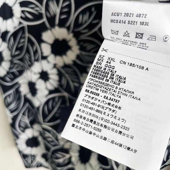 Prada Printed Silk Twill Shirt - Picture 2 of 10